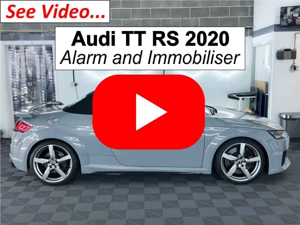 Audi TT RS 2020 Alarm and Immobiliser