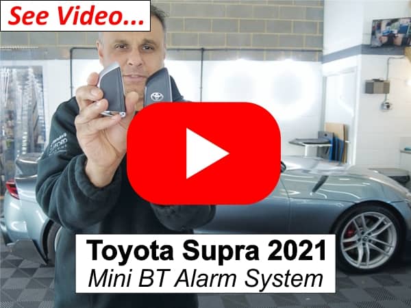 Toyota Supra 2021 Mini BT Alarm System