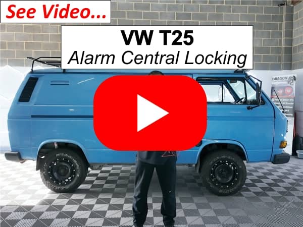 VW T25 Alarm Central Locking